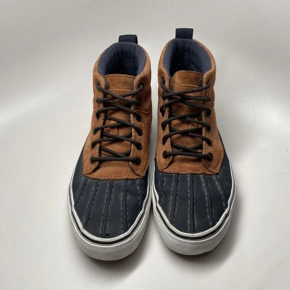 Vans SK8-HI DEL PATO MTE Ginger Navy Shoes 721454 Duck Scotchgard M 8 Women 9.5 - Picture 2 of 8